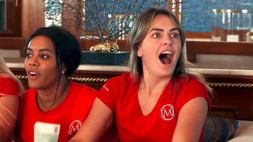 Katie Flood and Lexi Wilson in Below Deck Mediterranean: Should I Stay or Should I Go (2021)