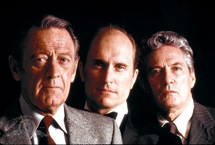 William Holden, Robert Duvall, and Peter Finch in Network (1976)