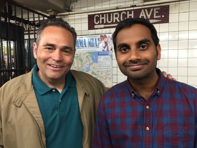 Still of Aziz Ansari and James Ciccone in Master of None