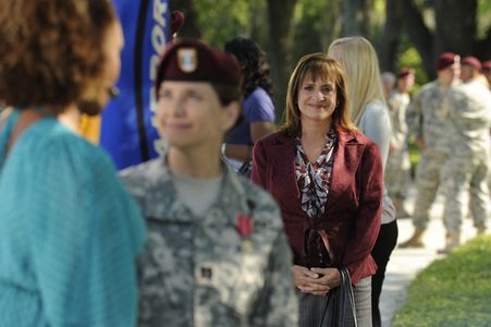 Kellie Martin, Patti LuPone, and Ryan Michelle Bathe in Army Wives (2007)