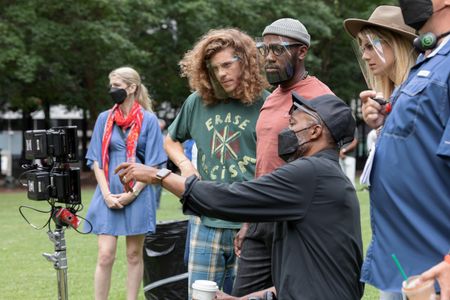 Maurice Marable, Lamorne Morris, Blake Anderson, and Kimberly Maxwell in Woke: A Knight in the Park (2022)
