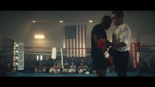 Trevante Rhodes and Kenneth Trujillo in Mike (2022)
