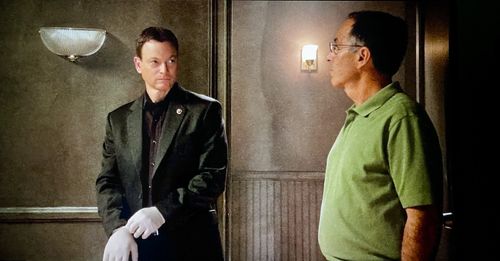 Stewart Strauss with Gary Sinise, on CSI: NY (S6, E20)