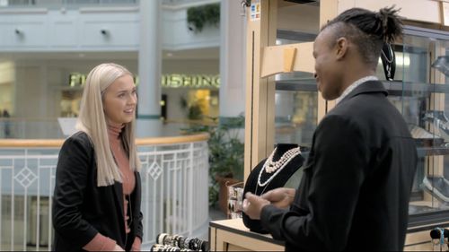 Still of Shailyn Griffin and Agape Mngomezulu in The Parker Andersons (2021)
