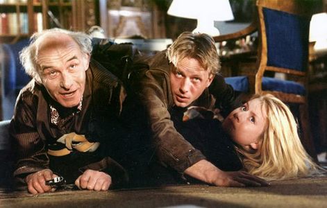 Henryk Bista, Ewa Gawryluk, and Marek Cichucki in Dziecko szczescia (1991)