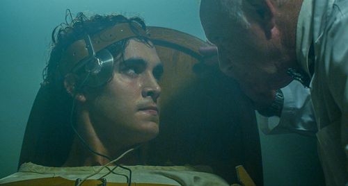 Still of Henry Zaga and Al Rossi in The Wing (2015),directed by Assaad Yacoub.