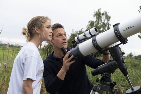 Josh Charles and Talitha Eliana Bateman in Away (2020)