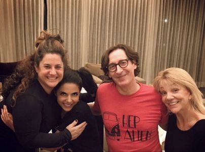 Rehearsal with Marissa Jaret Winokur, Vered Blonstein, Stan Zimmerman, and Teresa Ganzel