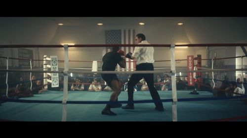 Trevante Rhodes and Kenneth Trujillo in Mike (2022)