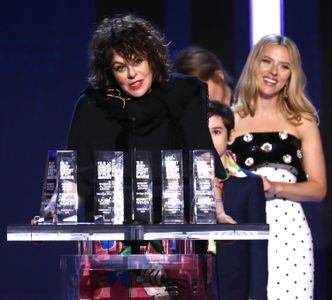 Scarlett Johansson and Francine Maisler at an event for 35th Film Independent Spirit Awards (2020)