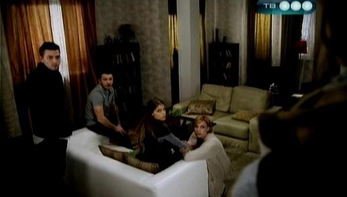Nikita Salopin, Pyotr Kislov, Galina Shevyakova, and Anastasiya Borisova in Zdes kto-to est: Iskuplenie (2010)