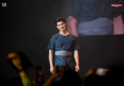 Mile Phakphum Romsaithong at an event for Man Suang (2023)