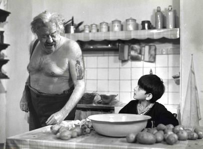 Alain Cohen and Michel Simon in The Two of Us (1967)