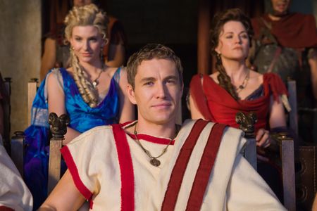 Lucy Lawless, Brett Tucker, and Viva Bianca in Spartacus (2010)
