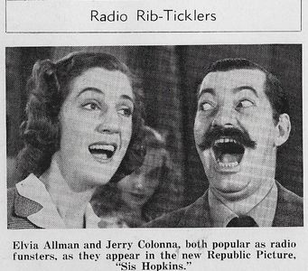 Elvia Allman and Jerry Colonna in Sis Hopkins (1941)