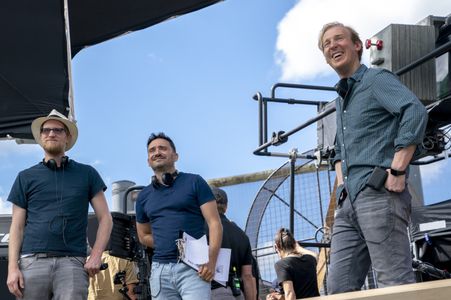J.A. Bayona, Patrick McKay, and John D. Payne in The Lord of the Rings: The Rings of Power (2022)