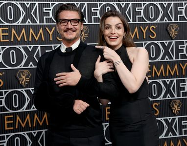 Pedro Pascal and Lux Pascal at an event for The 75th Primetime Emmy Awards (2024)