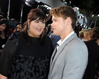 Ashley Fink and Chord Overstreet at an event for Glee: The 3D Concert Movie (2011)