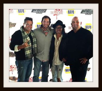 Ron Lester, Anthony Powell, Roger Bryant and Myself at the Screening of 