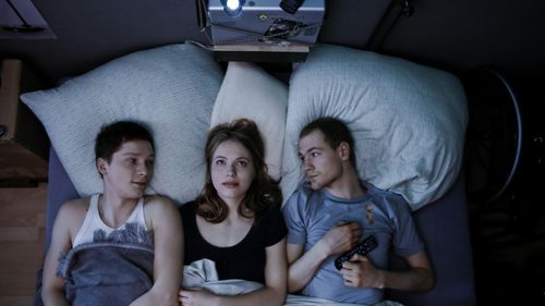 Anna Brüggemann, Robert Gwisdek, and Jacob Matschenz in Run If You Can (2010)
