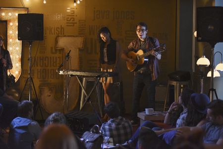 Shailene Garnett and Alberto Rosende in Shadowhunters (2016)