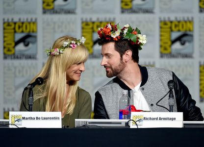 Richard Armitage and Martha De Laurentiis at an event for Hannibal (2013)