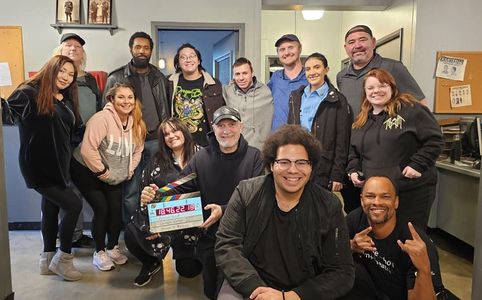 BTS on set!