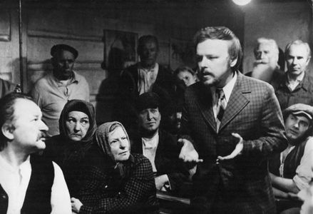 Wanda Luczycka, Gustaw Lutkiewicz, and Marian Opania in Long Live Progress (1975)