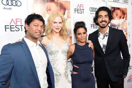 Nicole Kidman, Dev Patel, Priyanka Bose, and Saroo Brierley at an event for Lion (2016)
