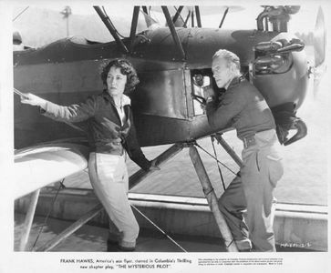 Frank Hawks and Dorothy Sebastian in The Mysterious Pilot (1937)
