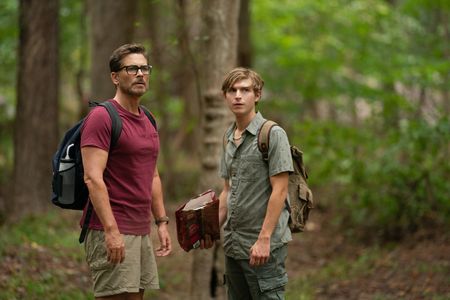 Rob Lowe and Johnny Berchtold in Dog Gone (2023)