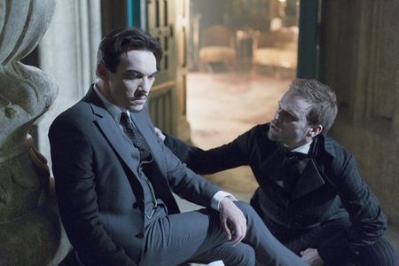 Jonathan Rhys Meyers and Alec Newman in Dracula (2013)