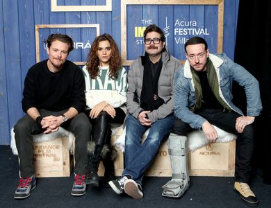 Clayne Crawford, Chris Coy, Robert Machoian, and Sepideh Moafi at an event for The Killing of Two Lovers (2020)