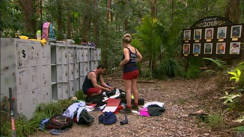 Nick Knowles and Emily Atack in I'm a Celebrity, Get Me Out of Here! (2002)