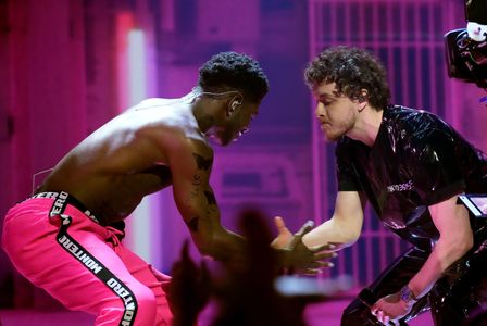 Lil Nas X and Jack Harlow at an event for 2021 MTV Video Music Awards (2021)