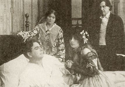 Howard Crampton, Alexander Gaden, and Dorothy Phillips in Tempest and Sunshine (1914)