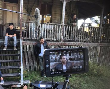 Zac Garred, Dan Ewing, and Trystan Go in Occupation (2018)