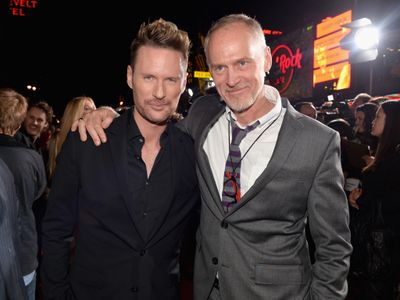 Brian Tyler and Alan Taylor at an event for Thor: The Dark World (2013)