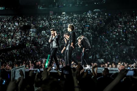 Liam Payne, Harry Styles, Zayn Malik, Niall Horan, One Direction, and Louis Tomlinson in One Direction: This Is Us (2013