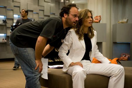 Still of Benedita Pereira and director Jorge Cardoso in 