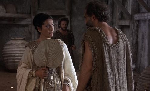 Kostas Karras, Kostas Kazakos, and Irene Papas in Iphigenia (1977)