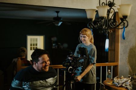 Behind the scenes of 33 Cloudless Blue.