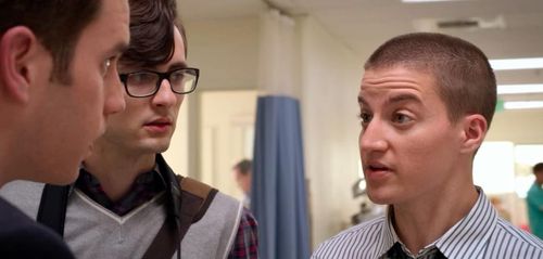 Ben Platt, Kyle Eastman, and Theo Germaine in The Politician (2019)