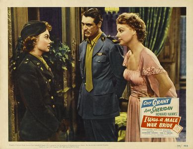Cary Grant, Marion Marshall, and Ann Sheridan in I Was a Male War Bride (1949)