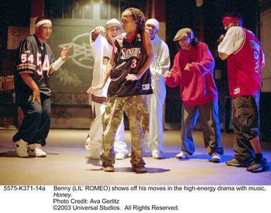 Kevin Duhaney, Romeo Miller, William Omar Tobar, and Ivan 'Flipz' Velez in Honey (2003)