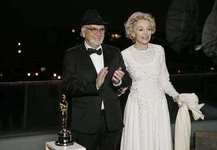 Jean-Louis Livi and Caroline Silhol at an event for The Oscars (2021)