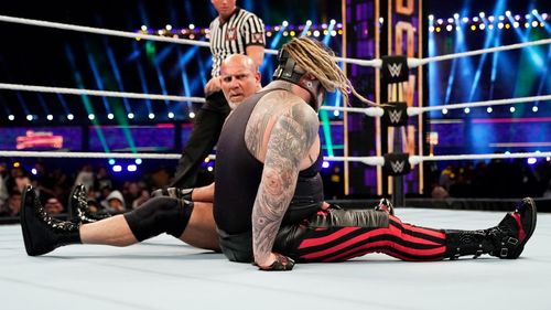 Bill Goldberg and Windham Rotunda in WWE Super Show-Down (2020)