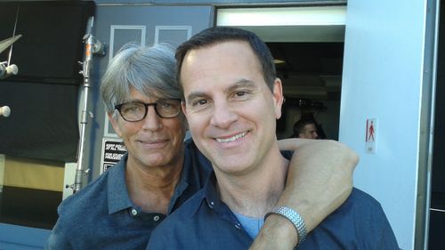 On set for the feature,Uploaded with Eric Roberts