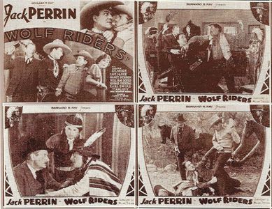 George Chesebro, Nancy Deshon, Lillian Gilmore, William Gould, Jack Perrin, and Slim Whitaker in Wolf Riders (1935)