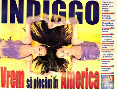 INDIGGO TWINS GRACE THE COVER OF 